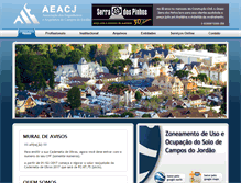 Tablet Screenshot of aeacj.com.br